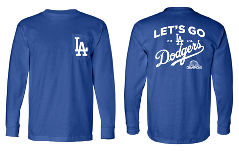 Dodgers 2024 World Series Champions - Pocket Longsleeve