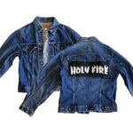 Richie the Barber- Holy Fire Jean Jacket