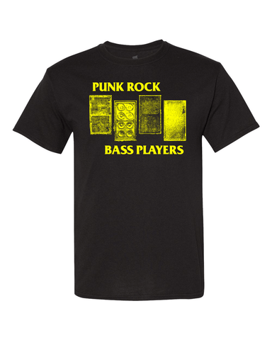 Punk Rock Bass Players- Yellow Print