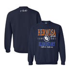 Hermosa Drive EST. Crewneck (NAVY)