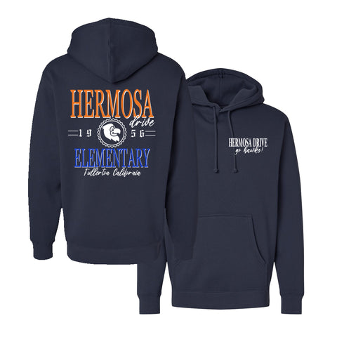 Hermosa Drive EST. Pullover Hood (NAVY)
