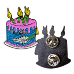 Cake Eater - Enamel Pin Full Color